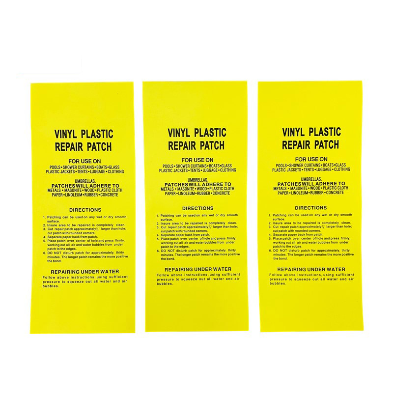 Plastic Durable Vinyl Repair Patch For Inflatable Canoe