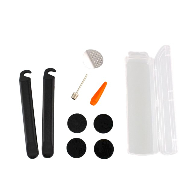 Black Rubber Bike Tube Repair Kit with Private Labeling